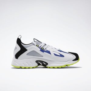 Adidasy Męskie Reebok DMX Series 1200 Białe/Niebieskie/Głęboka Zielone PL 25BSICU